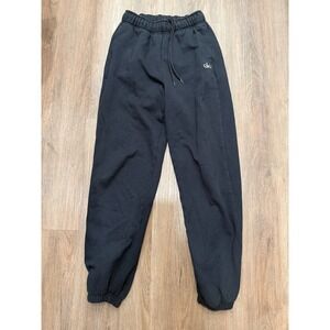 Alo Yoga Accolade Sweatpants Womens Black Joggers Relaxed Fleece Pants S
